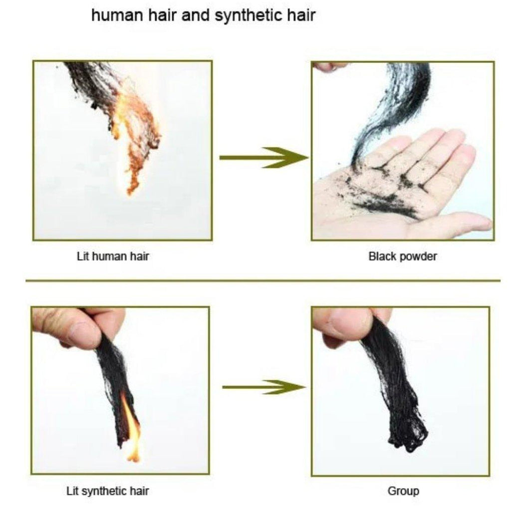 How to distinguish natural human hair and synthetic hair ? - HALY HAIR