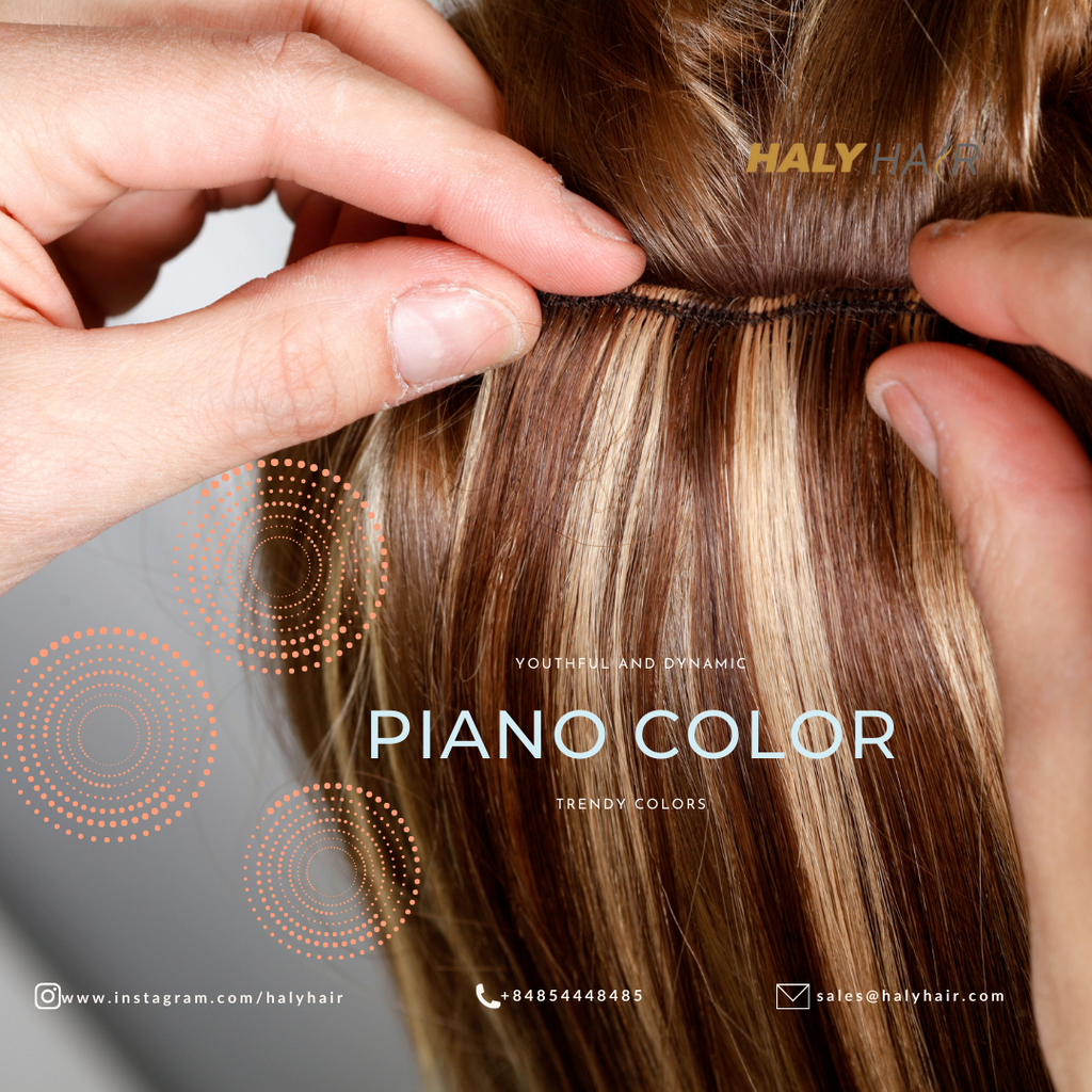 Our Haly hair extensions are made from 100% natural human hair while the Keratin tip part are made of high-quality Italian Keratin glue which is safe for your health.