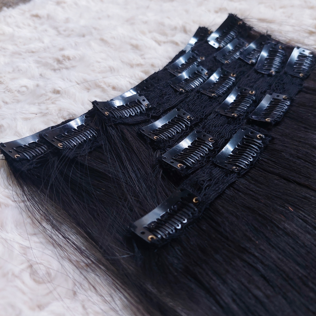 halyhair Like other typical types of hair extensions, clip in hair extensions and Ponytails are the quite easy methods of extending hair. You can apply clip-in hair and ponytails quickly by getting the clip in and then putting it in your real hair.
